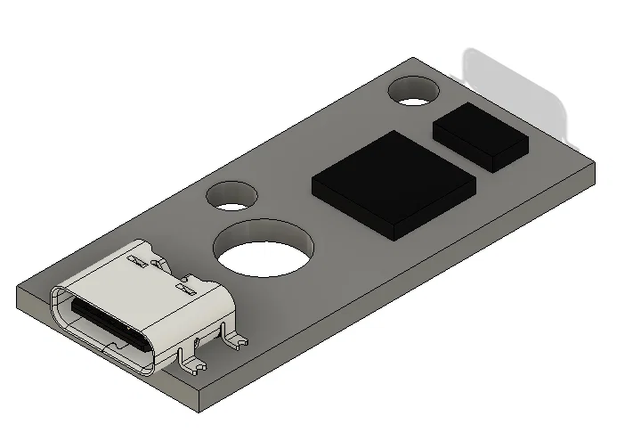Mô hình 3D giá đỡ cho cảm biến Bigtreetech BTT ADXL345 - Image 1