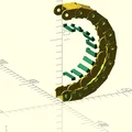 Cable chain tham số có vách ngăn cáp (Parametric cable chain with cable separators) - Thumbnail 1