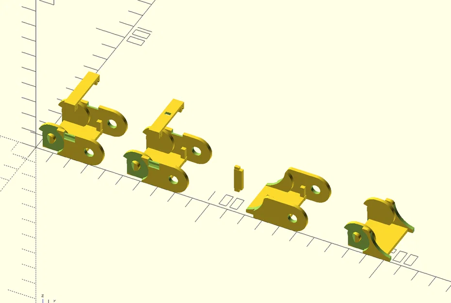 Cable chain tham số có vách ngăn cáp (Parametric cable chain with cable separators) - Image 2