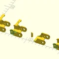 Cable chain tham số có vách ngăn cáp (Parametric cable chain with cable separators) - Thumbnail 2