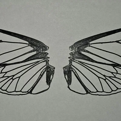 Cánh ve sầu siêu thực (Realistic cicada wings)