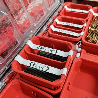 Miếng Gắn Nhãn Milwaukee Packout (Milwaukee Packout Label Strips)
