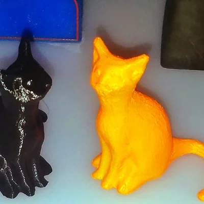 Mô hình chú mèo 3D dễ thương (Adorable Cat) - File in 3D chất lượng