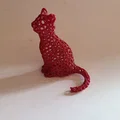 Mô hình mèo Voronoi đáng yêu - Phụ kiện trang trí in 3D độc đáo - Thumbnail 1