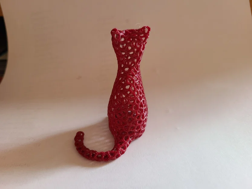 Mô hình mèo Voronoi đáng yêu - Phụ kiện trang trí in 3D độc đáo - Image 2