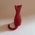 Mô hình mèo Voronoi đáng yêu - Phụ kiện trang trí in 3D độc đáo - Thumbnail 2