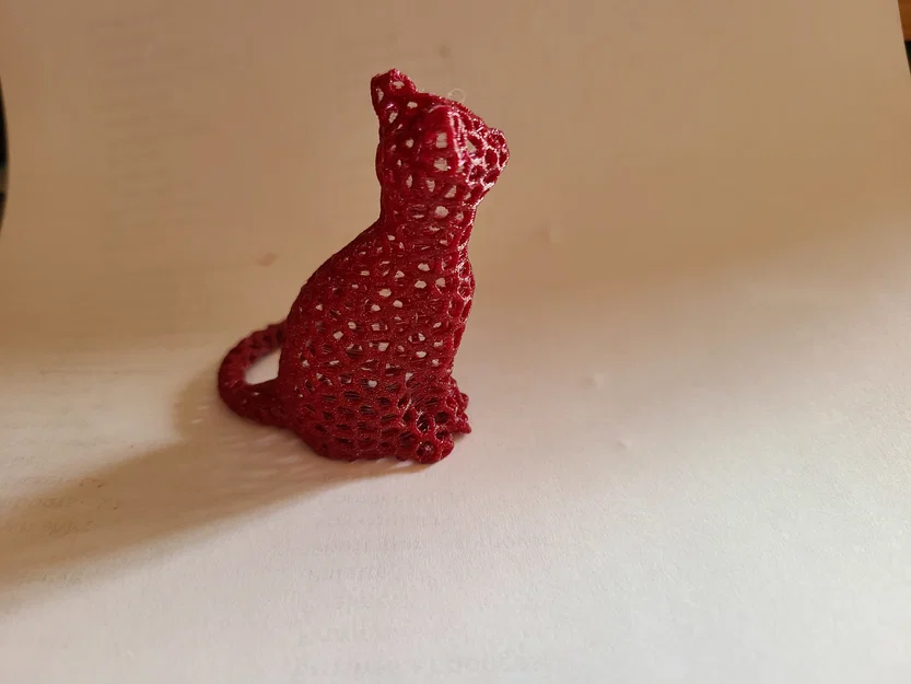 Mô hình mèo Voronoi đáng yêu - Phụ kiện trang trí in 3D độc đáo - Image 3