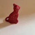 Mô hình mèo Voronoi đáng yêu - Phụ kiện trang trí in 3D độc đáo - Thumbnail 3