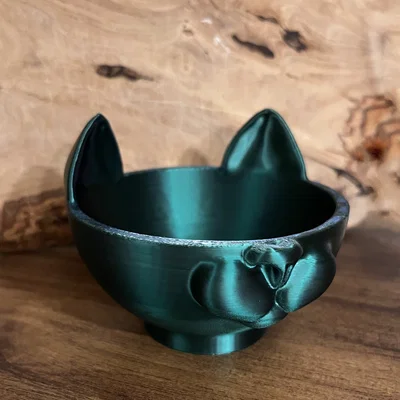 Tô đựng đồ hình mèo 3D siêu dễ thương cho tín đồ yêu mèo