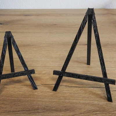 Giá đỡ tranh mini (Mini Easel) in 3D vân gỗ decor độc đáo