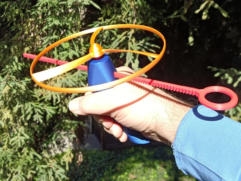 Pullcopter “Way over-engineered pullcopter v3” lắp ráp snap-fit - Image 2