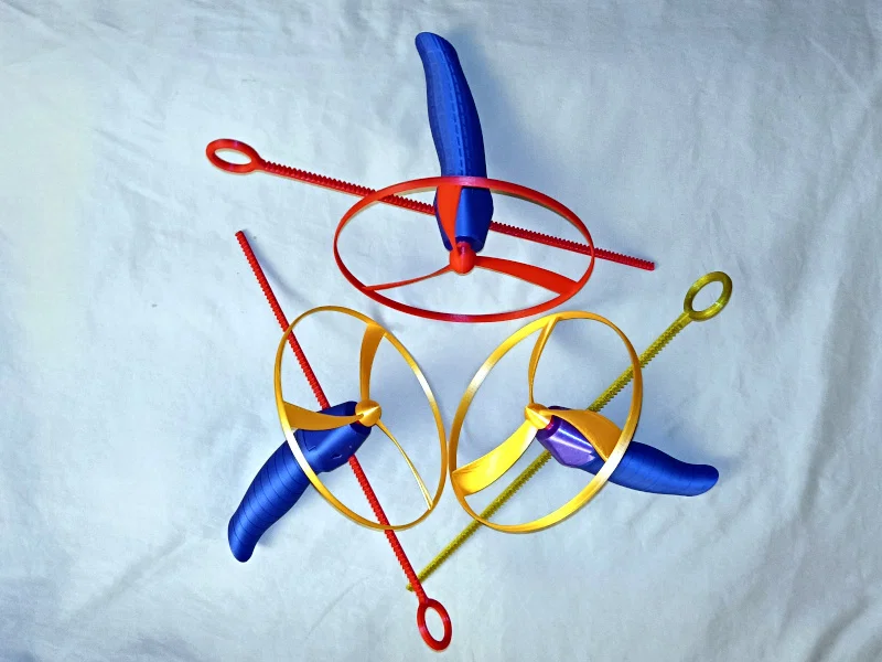 Pullcopter “Way over-engineered pullcopter v3” lắp ráp snap-fit - Image 3