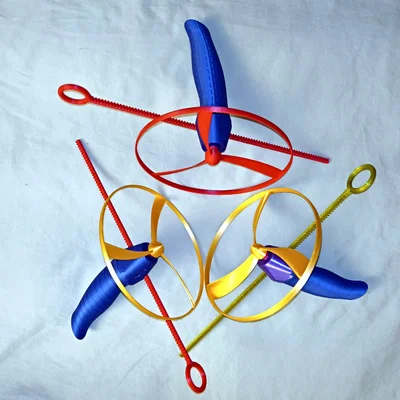 Pullcopter “Way over-engineered pullcopter v3” lắp ráp snap-fit
