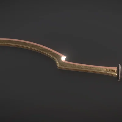 Khopesh Ai Cập (Egyptian Khopesh) – mẫu kiếm 3D tỉ lệ ~63cm