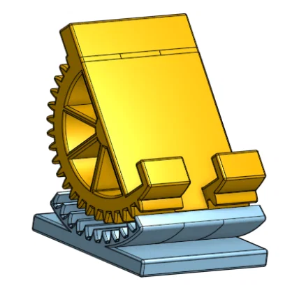 Gear Phone Stand: Giá đỡ điện thoại cơ khí cho Samsung Galaxy - Image 1