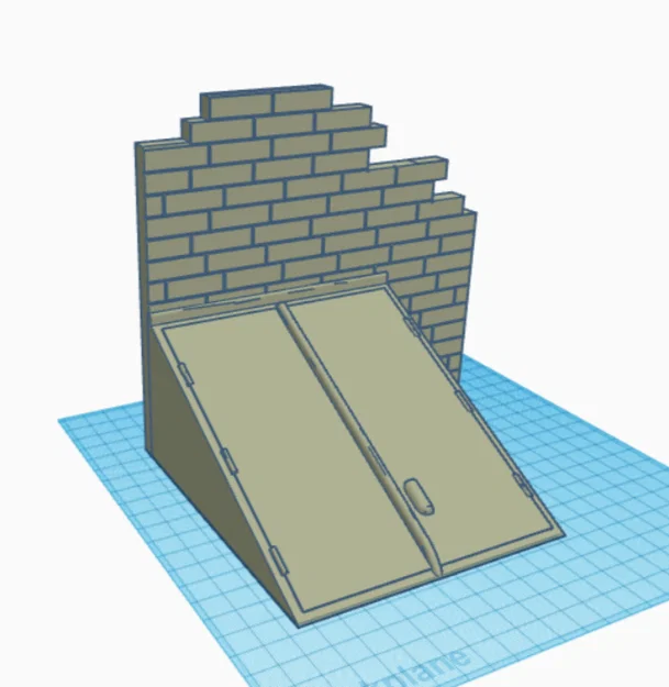 Mô hình dốc trượt tường gạch cho Fingerboard và Tech Deck - Image 1