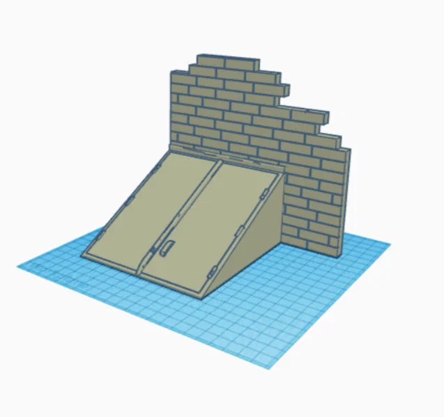 Mô hình dốc trượt tường gạch cho Fingerboard và Tech Deck - Image 2