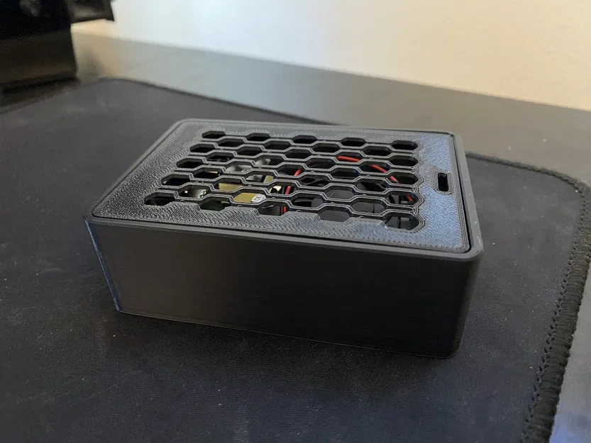 Vỏ Case Raspberry Pi 4 Tùy Chỉnh Cho GeekPi PoE Hat (Mở Rộng 2mm) - Image 1