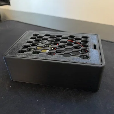 Vỏ Case Raspberry Pi 4 Tùy Chỉnh Cho GeekPi PoE Hat (Mở Rộng 2mm)