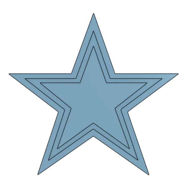 Mô hình logo Dallas Cowboys 3D đa lớp cực đẹp - Image 2