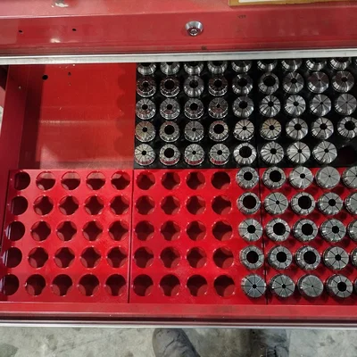 Khay Đựng Collet ER32 - Giải Pháp Sắp Xếp Tủ Đồ Nghề Gọn Gàng