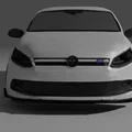 VW Polo Blue GT – mẫu 3D hạ gầm, thêm splitter & diffuser - Thumbnail 5