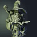Mô hình tượng bán thân Druid (Pháp sư) ấn tượng cho người yêu thích 3D - Thumbnail 1