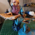 Mô hình tượng bán thân Druid (Pháp sư) ấn tượng cho người yêu thích 3D - Thumbnail 2