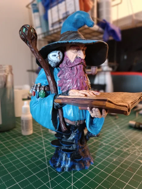 Mô hình tượng bán thân Druid (Pháp sư) ấn tượng cho người yêu thích 3D - Image 3