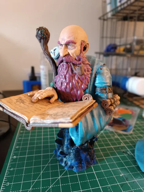 Mô hình tượng bán thân Druid (Pháp sư) ấn tượng cho người yêu thích 3D - Image 4