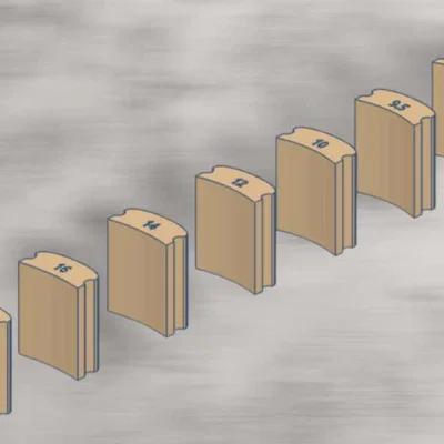 Bộ Luthier Radius Blocks (Block Chà Nhám Radius Cho Fretboard)