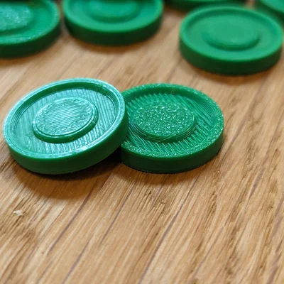 Bộ chip thay thế cho trò chơi Connect 4 (in 3D dễ dàng)