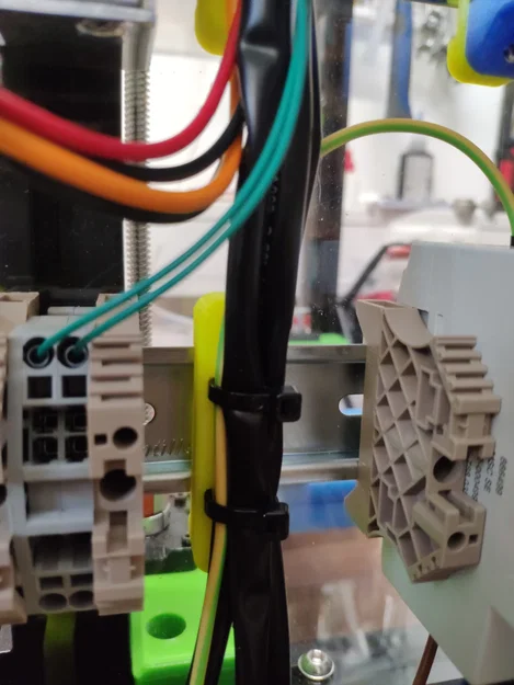Bộ sắp xếp dây cáp gắn DIN rail - Image 2
