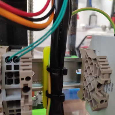 Bộ sắp xếp dây cáp gắn DIN rail