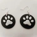 Bông tai hình dấu chân thú cưng xinh xắn (Pawprint Earrings) - Thumbnail 1