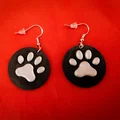 Bông tai hình dấu chân thú cưng xinh xắn (Pawprint Earrings) - Thumbnail 2