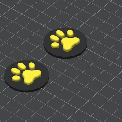 Bông tai hình dấu chân thú cưng xinh xắn (Pawprint Earrings)