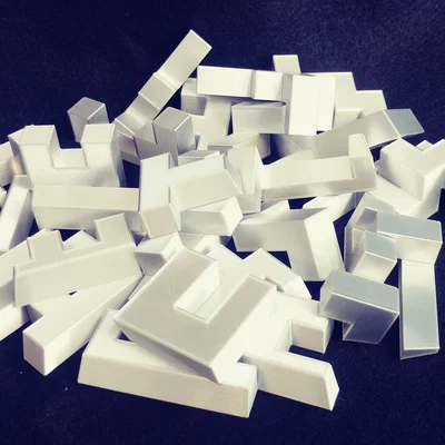 Brick Puzzle – Khối ghép hình dạng gạch 30 mảnh