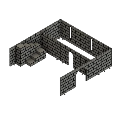 Bộ Mô Hình Lâu Đài Trung Cổ D&D (D&D Medieval Castle Set) In 3D
