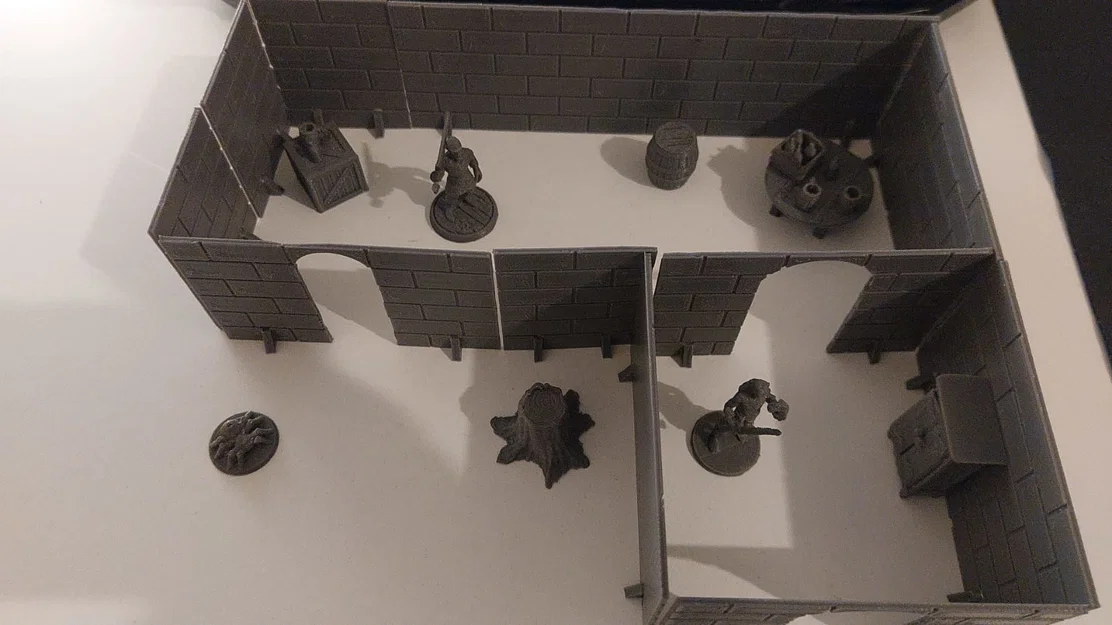 Bộ Mô Hình Lâu Đài Trung Cổ D&D (D&D Medieval Castle Set) In 3D - Image 2