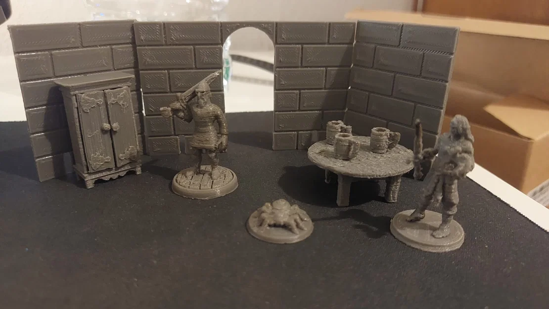 Bộ Mô Hình Lâu Đài Trung Cổ D&D (D&D Medieval Castle Set) In 3D - Image 3