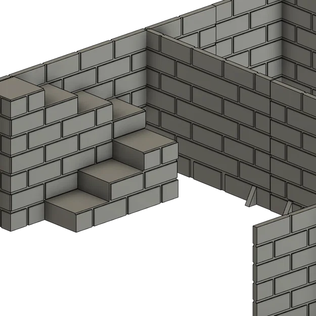 Bộ Mô Hình Lâu Đài Trung Cổ D&D (D&D Medieval Castle Set) In 3D - Image 4