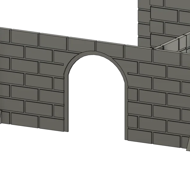 Bộ Mô Hình Lâu Đài Trung Cổ D&D (D&D Medieval Castle Set) In 3D - Image 5