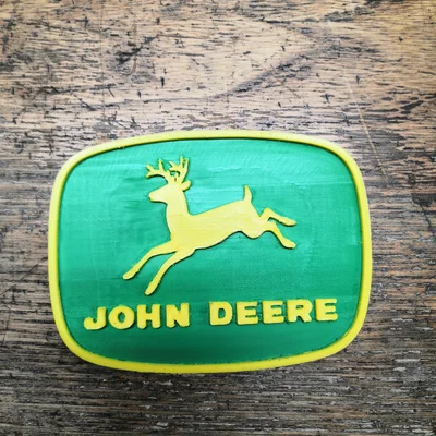Mô hình logo John Deere 3D trang trí độc đáo