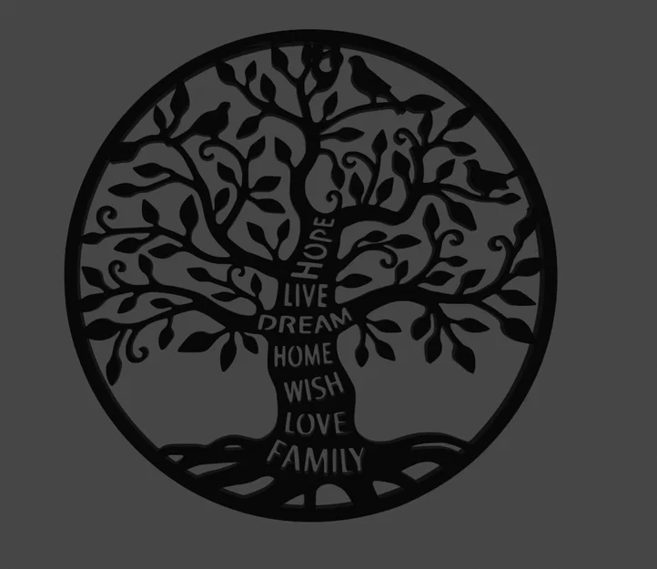 Mô hình treo tường Cây Sự Sống (Tree of Life) trang trí nhà cửa - Image 1
