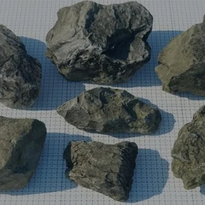 Mô hình đá tự nhiên (Rock) chi tiết cao từ Photoscan cho in 3D