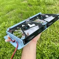 Prototype: Bộ gá 2 quạt 140mm cho cửa sổ nóc camper van 400mm - Thumbnail 2