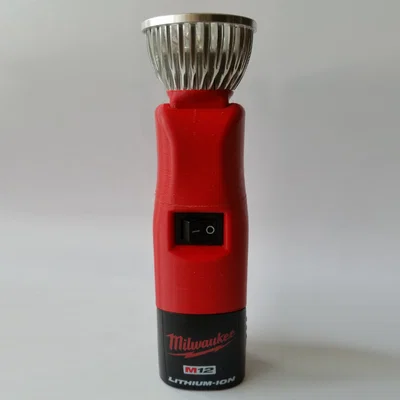 Đèn pin Milwaukee M12 đầu chỉnh góc (dùng bóng LED MR16)