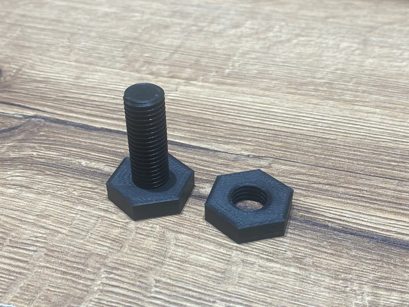 Bộ ốc vít M20 test ren: Mô hình in 3D kiểm tra độ chính xác - Image 1