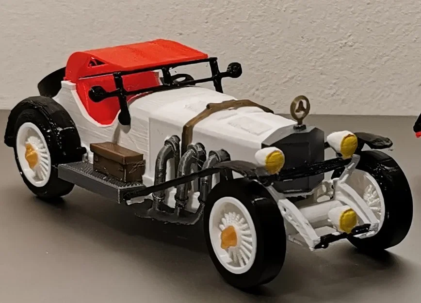 Mercedes SSK năm 1929 tỉ lệ 1:24 – Designer Ed van der Heijden - Image 1
